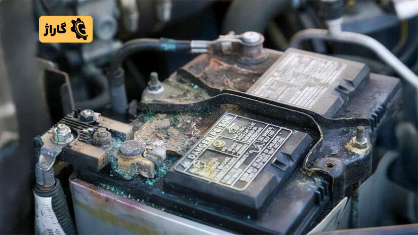 ترکیدن باتری ماشین