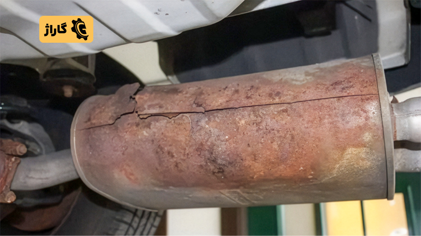 خرابی اگزوز خودرو