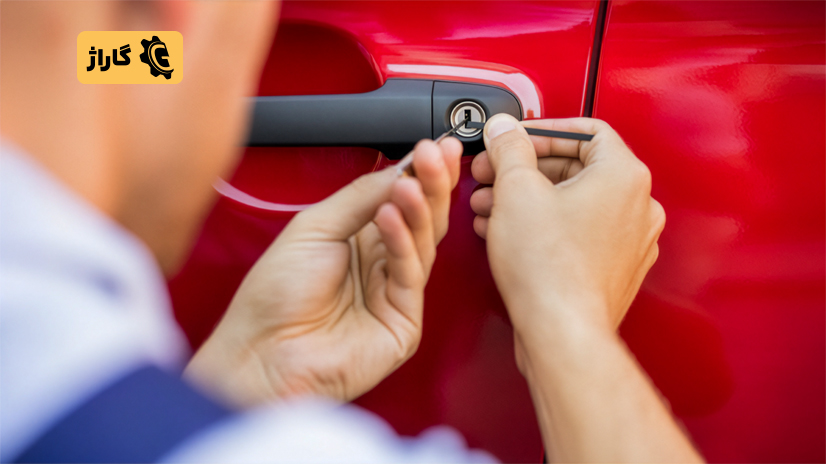 باز کردن در ماشین