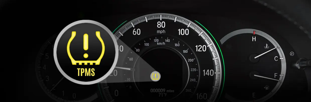 علت روشن شدن چراغ TPMS